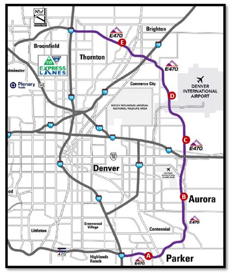 Toll Road Map In Colorado Road Map